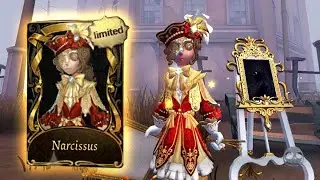 Identity V | Painter 'Narcissus' S Skin Gameplay | Edgar Valden