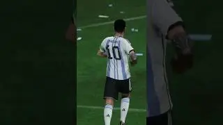 ⚽ Unstoppable Messi Dominates FIFA 23, Scoring with Jaw-Dropping Ease for Argentina #shorts