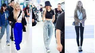 BLACKPINK ROSE AIRPORT FASHION