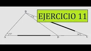 CONGRUENCIA DE TRIÁNGULOS / CONSTRUYENDO TRIANGULO EQUILATERO (54°-24°)