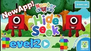 Numberblocks Hide & Seek Level 2 - New App for Kids