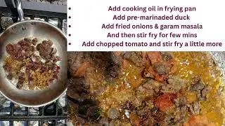 Boneless Duck Masala / Karahi | Wild Game Cooked Desi Style | Alberta Hunt 2025