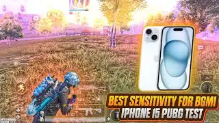 iPhone 15 BGMI Graphics Test 😍(SMOOTH + EXTREME) 🔥 | PUBG Mobile Gaming 2025 | My Best Sensitivity 