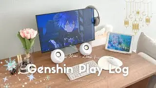 Genshin Play Log | 原神, Luna Ⅱ🪽´-| アルレッキーノガチャとLuna Ⅲに向けてメイン開始✊🏻≈