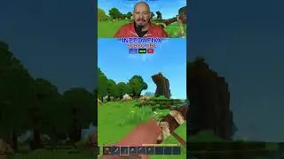 I made a bow and I tried it 😂 First Time Playing Hytale!