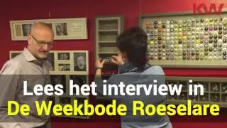 De Weekbode Roeselare op interview bij Inlijstingen Debeuckelaere