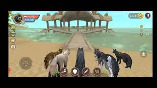 parte dois do v&iacute;deo matando dois animais do jogo do lobo 🐺