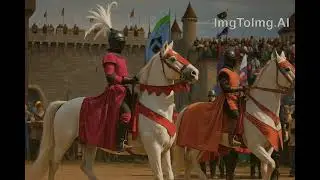 two knights on horseback (version 1)
