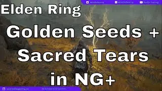 Elden Ring - Golden Seeds + Sacred Tear AND Flask Upgrades in New Game Plus