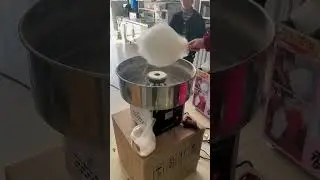 This Cotton Candy Machine is Mesmerizing! 🍭 | Sugar to Magic in Seconds! #foodmachinery #foodtech