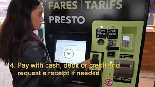 How do I purchase a PRESTO ticket for use on the TTC?