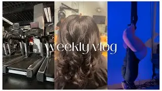 weekly vlog // life update, aerial hammock, nails, gym and more