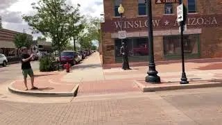 Winslow, AZ Route 66, The Famous Standin On The Corner