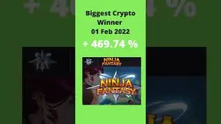 🤺 Ninja Fantasy Token - Biggest Crypto Winner (01 Feb 2022) #ninjafantasy #biggestcryptowinner