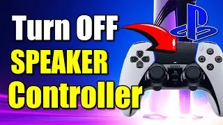 How to TURN OFF Controller Speaker on PS5 Settings (NO SOUND)