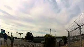 Super Guppy Landing at Boeing Field, Seattle WA