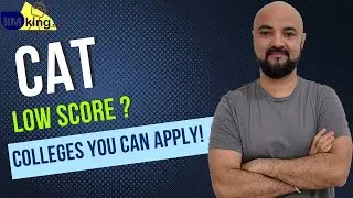 CAT Score is Less😔😔! Which College I Can apply?