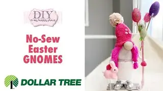 Learn how to make these darling DIY Craft No-sew Easter Gnomes! 🐣 🥚