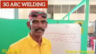 3G | Part 1 | Arc Welding 12mm plate | 3G | Root 2.5mm | Fillup 3.15mm | E 7018 | In tamil