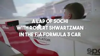 A lap around Sochi with Robert Shwartzman in the FIA F3 car simulator