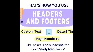 Day 9 | Header & Footer in MS Word | Complete Tutorial