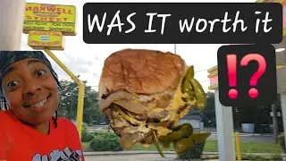 THE World's Greasiest Burger ‼️😝 MAXWELL STREET in Atlanta