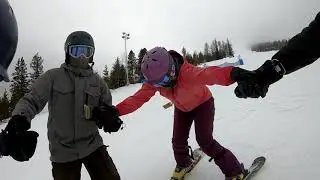 Having a BLAST SKIBOARDING at Kimberley Alpine Resort Jan 12/19