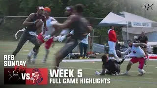 Shinobi vs. Jakkboys | Flag Football 7v7 Highlights | RFB SUNDAY RAW (XII, Week 5)