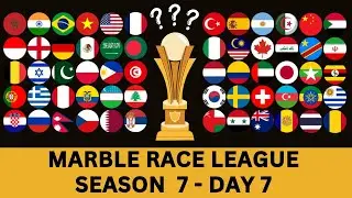 60 Countries Marble Race League Season 7 Day 7 - Marble Races in Algodoo