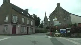 Driving On The D31 & D20 From 22110 Rostrenen To 22160 Saint Nicod&egrave;me, C&ocirc;tes d'Armor, France