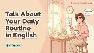 Talk About Your Daily Routine in English Easily  | Daily English Practice | English podcast