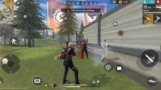 Safe Zone Pressure! Intense Close-Range Fight in Free Fire