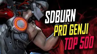 SDBURN BEST RUSSIAN GENJI! 69 KILLS! EU RANK #5 [ OVERWATCH SEASON 6 TOP 500 ]