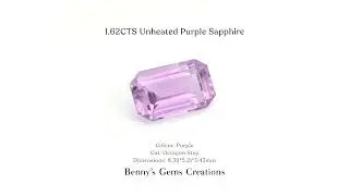 1.62Cts Unheated Pink Sapphire