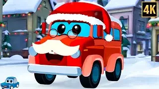 Christmas Wheels on The Bus Nursery Rhyme for Kids