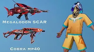 MEGALODON SCAR + COBRA MP40   S43 RANK PUSH GAMEPLAY   GARENA FREE FIRE #freefire #rankpush