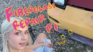 fiberglass repair and homemade ice cream