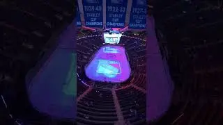 November transition magic 🎶 ➡️ 🏒 ➡️ 🏀 #nyknicks #timelapse #nyrangers #madisonsquaregarden