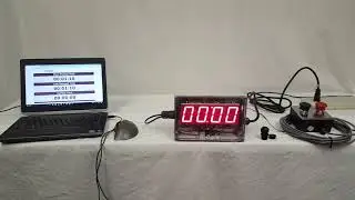Water-Resistant, Time Tracking Up-Timer w/ Network Web Page Bowser Readout - DC-25T-UP-NEMA-WEBPAGE