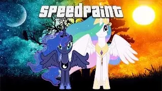 Animal Jam Celestia and Luna Speedpaint