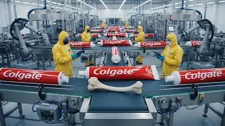 Inside the Largest Toothpaste Factory &mdash; From Animal Bones to Toothpaste (Full Process)