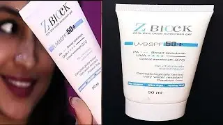 ☀100%Matte Sweatproof ☂️ Sunscreen Gel SPF 50+ II Z Block II Honest REVIEW #emegamartindia