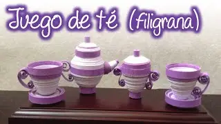 Juego de té de Filigrana