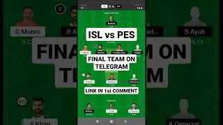 isl vs pes dream11 prediction today || isl vs pes dream11 team || psl dream11 #shorts #dream11