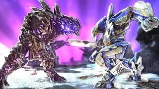 KING TITAN VS MEK   FINAL BOSS FIGHT   Ark  Survival Evolved Extinction Ending