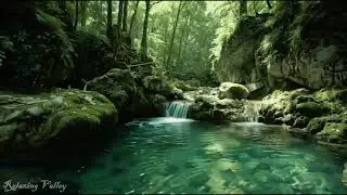 Flowing River Sound + Romantic Cinematic Piano Music 🌿 Deep Relaxation