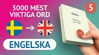 🎧  ENGELSKA ORD &ndash; DEL #5 - 300 viktigaste orden 🔔