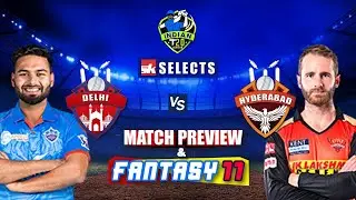 #IPL2021 | DC vs SRH Match Preview and Best Fantasy XI in just 2 Minutes | SK Selects