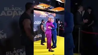Rocks and pierce brosnan hug respect #rock #piercebrosnan #shorts #youtubeshorts #viral #hollywood