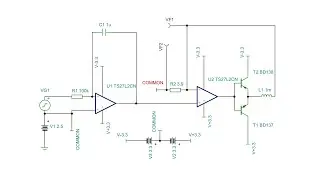 The integrator and voltage to current converter of my fluxgate magnetometer